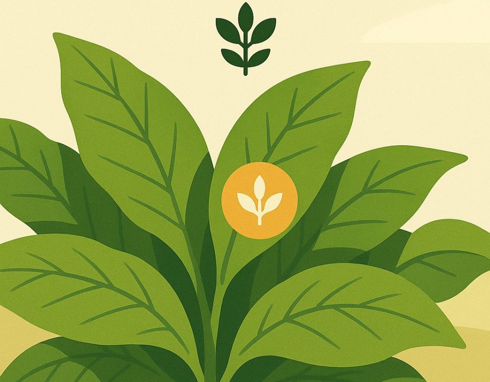 Tabaco enoja biofortificado con adaptógenos