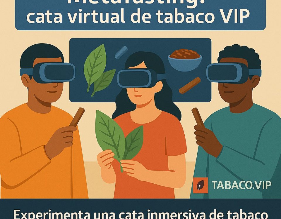 cata virtual inmersiva de tabaco en el metaverso