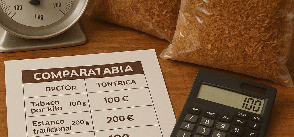 comparativa precios tabaco picado por kilo